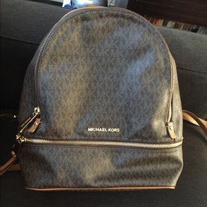 Authentic Michael Kors Rhea Medium Back pack purse